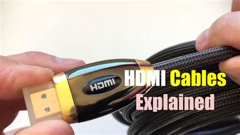 HDMI Cables Explained : How many types of HDMI connectors are there?