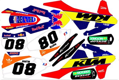 Kit déco Semi perso KTM SX SXF EXC 2002 2023 Rd2shop