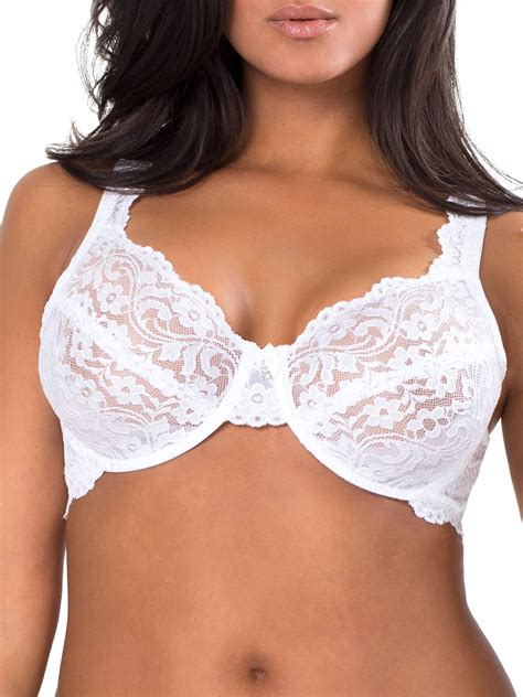 Smart And Sexy Womens Plus Size Signature Lace Unlined Underwire Bra Style Sa964 Walmart