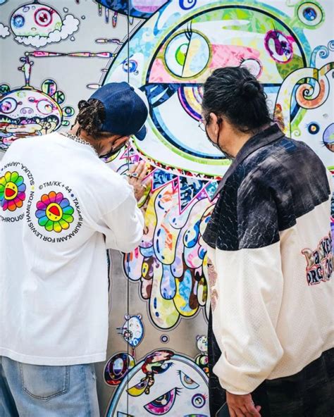 Lewis Hamilton Collab Takashi Murakami New Merch T Shirt