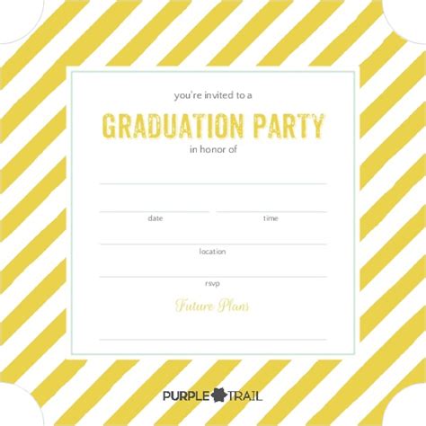 40 Free Graduation Invitation Templates Templatelab