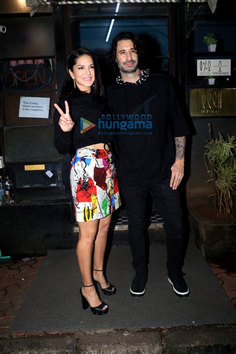 Photos Sunny Leone And Daniel Weber Snapped At Indigo Restaurant In