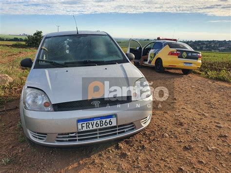 Carro Que Pode Ter Sido Usado Em Tentativa De Homic Dio Em Maring