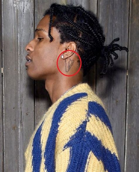 Asap Rocky Tattoos - Learn the Entire Meanings of Stomach Tattoo and ...