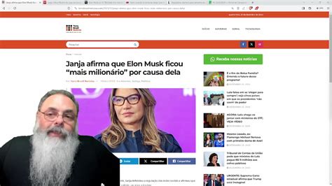 Janja Diz Que Elon Musk Se Tornou Mais Milion Rio Gra As Ao Hack Da