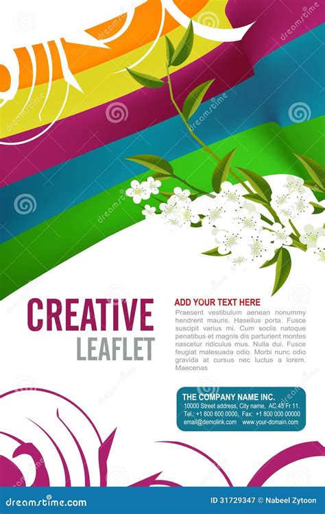 Leaflet Design Stock Vector Illustration Of Effect Banner 31729347