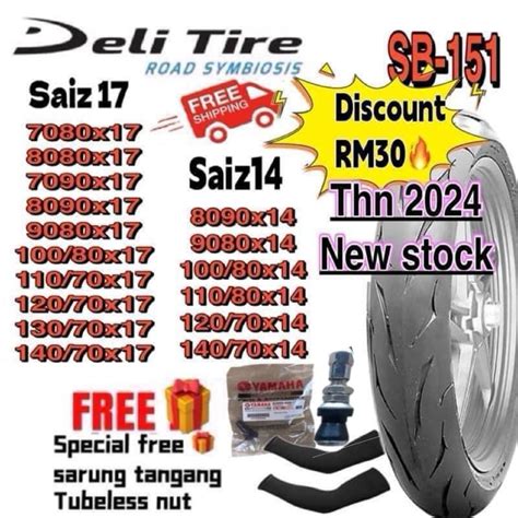 🎁free T🎁free Shipping 🚗deli Slash Tayar Sb151 7090 178080 178090