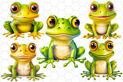 Cartoon Frog Sublimation Designs Png Graphic By Dreanartdesign