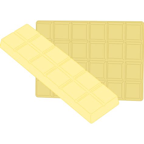 Chocolate Bars Illustration White Chocolate Bars Flat Style