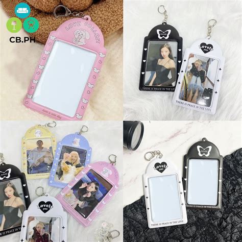 CB Idol Album Card Holder Keychain 3 Inch Photo Protector Kpop Merch