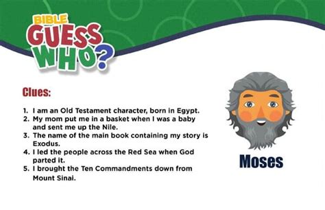 Bible Guess Who Game for Kids 6-12 — Teach Sunday School