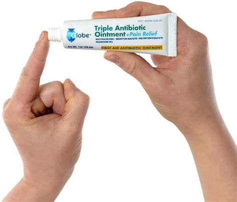 Globe Triple Antibiotic Pain Relief Ointment Oz Pack Hour