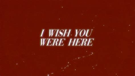 Sean Kennedy I Wish You Were Here Lyric Video YouTube