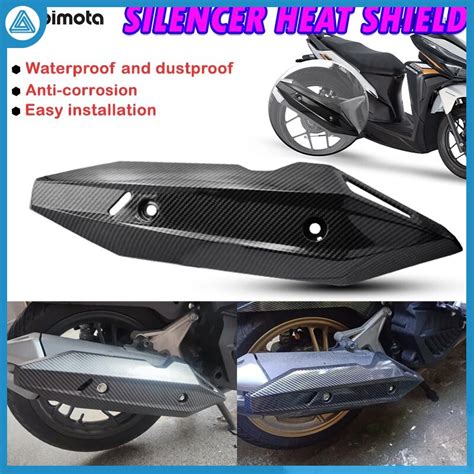 Honda Click Heat Guard 125i 150i V2 V3 Game Charger Muffler Cover For