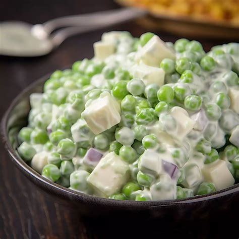 Classic Creamy Pea Salad