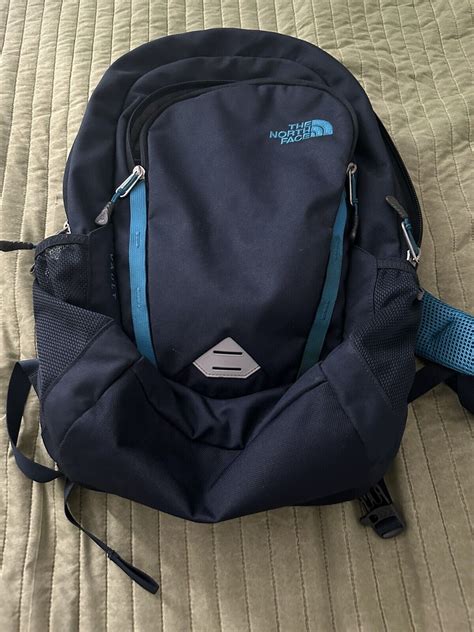 The North Face Backpack Laptop Bag Black/Blue/ - Gem