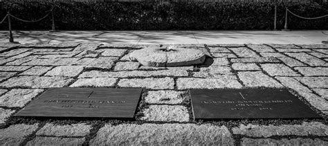 4121 Arlington National Cemetery Black And White Photograph By David Lange