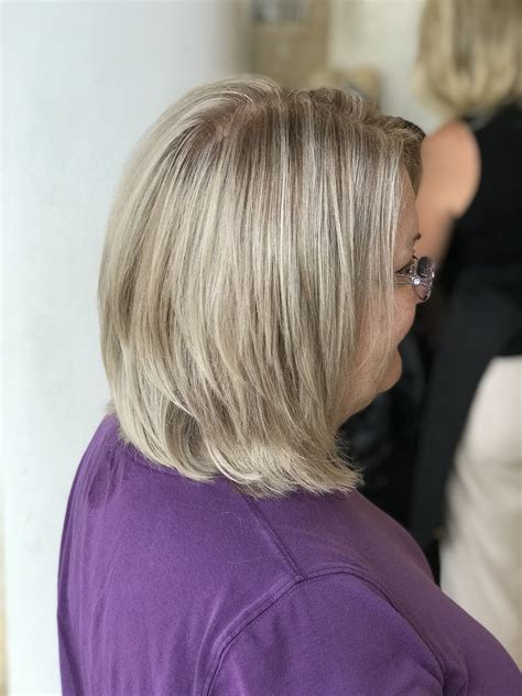 Honey Blonde Highlights To Cover Grey Course Hair By Brittany At Stouts Salon In Knoxville