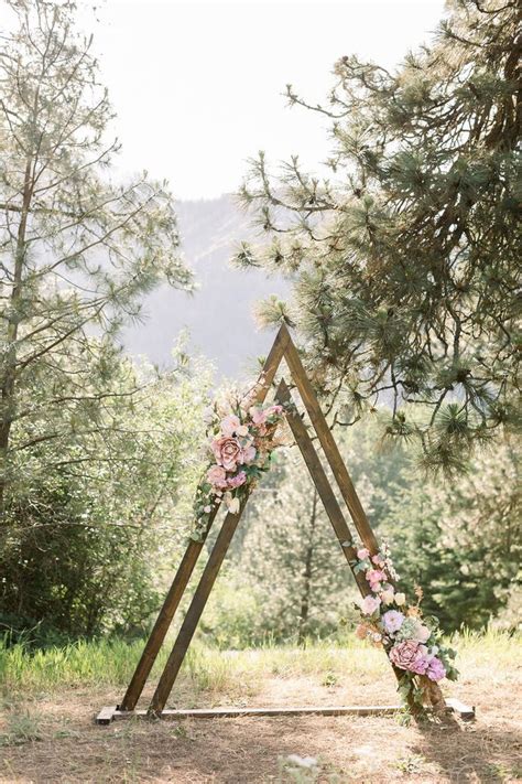 Double Triangle Arch HRJ Events Vintage Rentals Wedding Arches