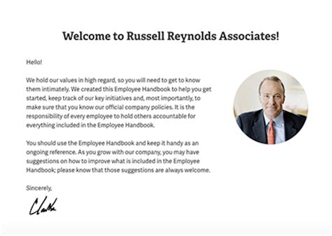 How To Create A Welcome Message From The Ceo In An Employee Handbook Blissbook Blog