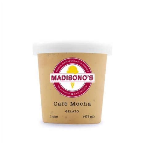 Madisono S Cafe Mocha Gelato Pint Oz Qfc