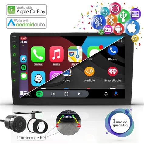 Kit Central Multimidia Mp5 9 Polegadas Apple Carplay Android First