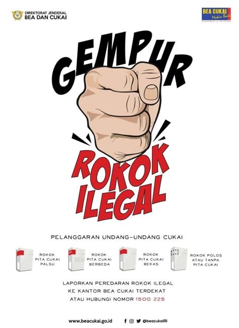 pemkab gresik gencarkan sosialisasi  razia rokok ilegal