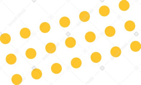 Yellow Polka Dot Background Png