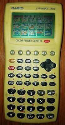 CASIO CFX 9850GC PLUS Colour Power Graphic Scientific Calculator