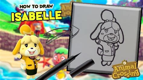 How To Draw Isabelle Animal Crossing Youtube