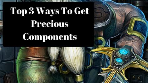 Top 3 Ways To Obtain Precious Components Scavenging 3 Runescape