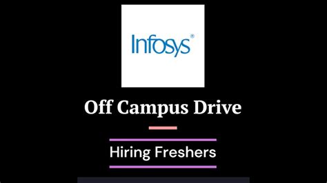 Infosys Recruitment Infosys Off Campus Drive Infosys Hiring