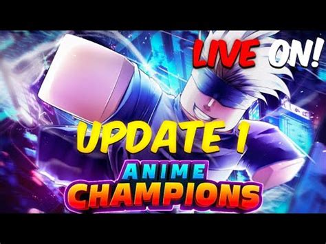 LIVE ON Jogando A Update 1 Do Anime Champions Jujutsu Kaisen