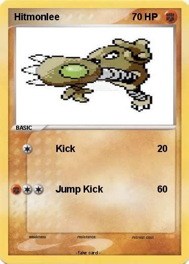 Pokémon Hitmonlee 124 124 - Kick - My Pokemon Card