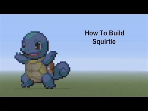 Minecraft Tutorial Squirtle Pokemon Youtube