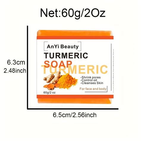 Beyprern Turmeric Soap Bar For Face And Body Turmeric Skin Soap Wash For In 2024