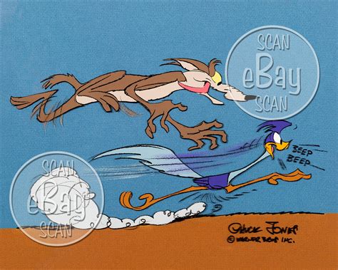 Rare Road Runner Cartoon Photo Warner Bros Animation Chuck Jones