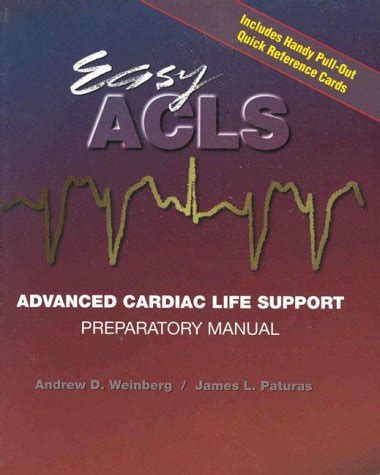 Buy Easy Acls Advanced Cardiac Life Support Preparatory Manual Book