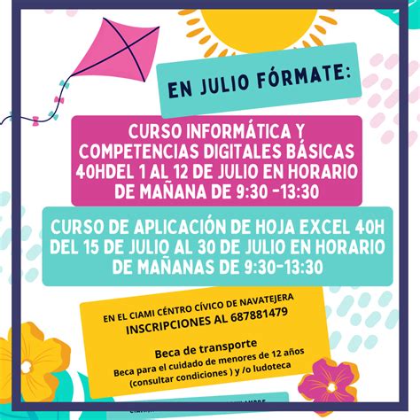 CURSOS GRATUITOS DE INFORMÁTICA EN VERANO 40H Ayuntamiento de