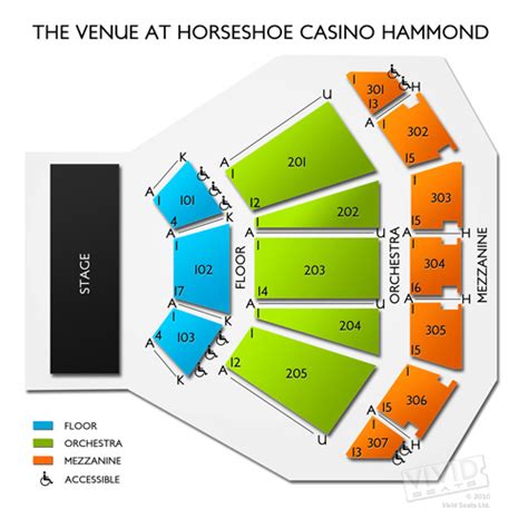 The Venue at Horseshoe Casino Hammond Seating Chart | Vivid Seats