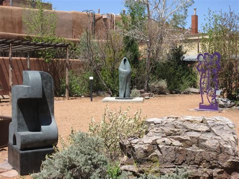 Santa Fe Museum Of Contemporary Native Arts Sculpture Garden New