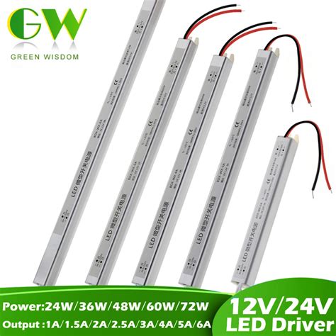 LED Driver 12V 1 5A 2A 3A 5A 6A Ultrathin Switching Power Supply