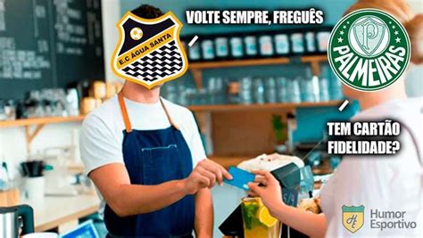 Rivais não perdoam Palmeiras após derrota para o Água Santa veja os memes