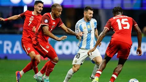 Argentina vs Canadá Horario y dónde ver la Semifinal de la Copa