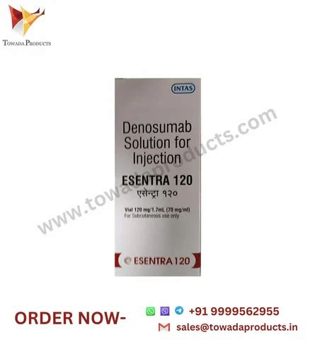 Esentra Injection Denosumab Mg Intas Pharmaceuticals Packaging