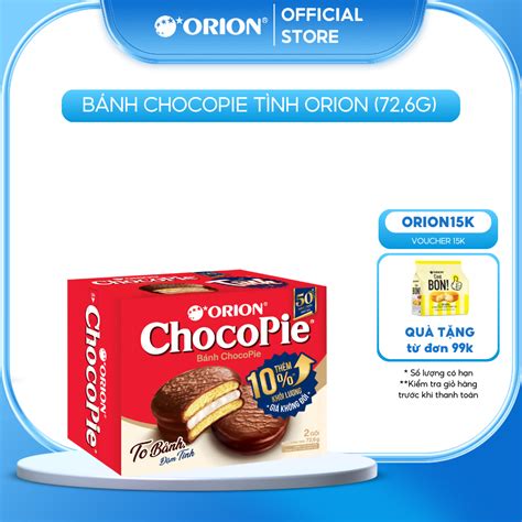[Mã SGMST15K giảm đến 15K đơn 99K] Hộp 2 gói bánh Chocopie Tình Orion ...