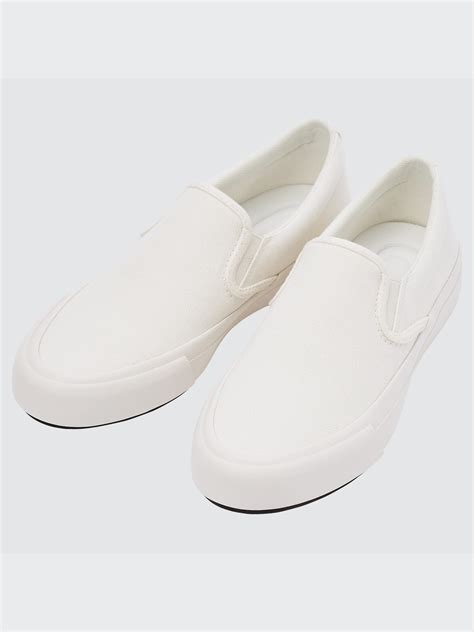 Cotton Canvas Slip On Shoes Uniqlo Us