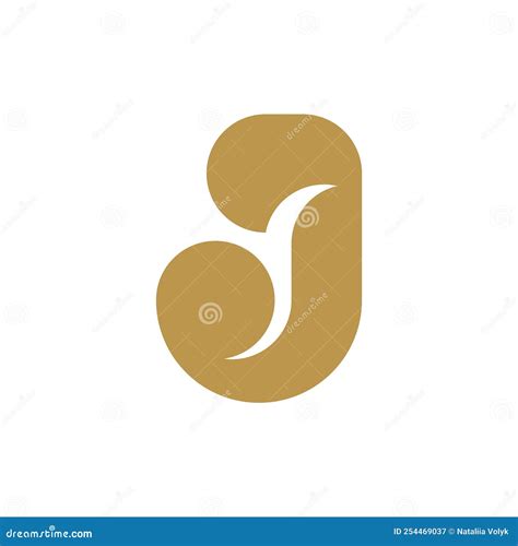 Letter J Logo Or Icon Design Stock Vector Illustration Of Abstract