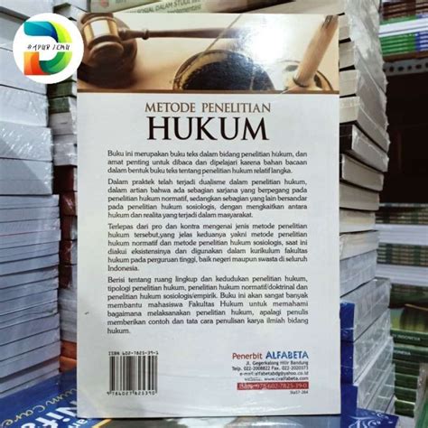 Jual Metode Penelitian Hukum Dilengkapi Tata Cara Contoh Penulisan