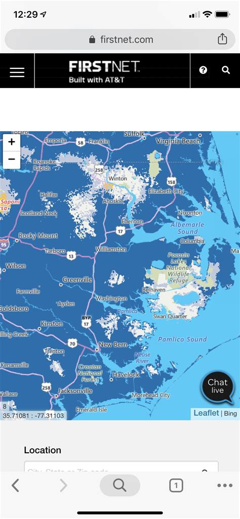 FirstNet Coverage Map